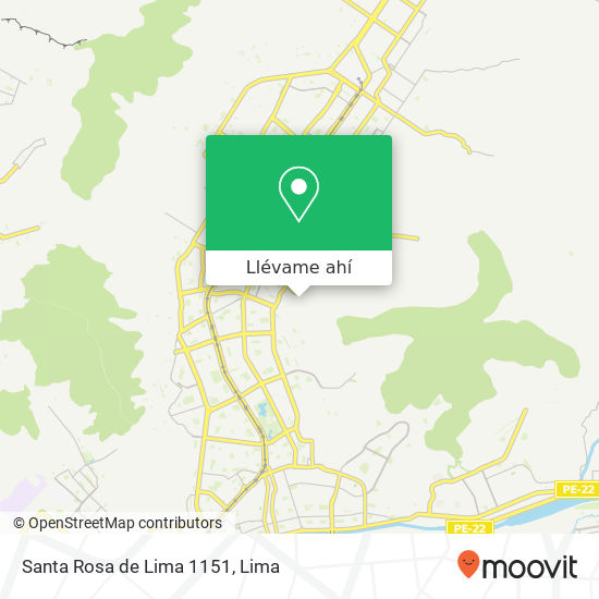 Mapa de Santa Rosa de Lima 1151