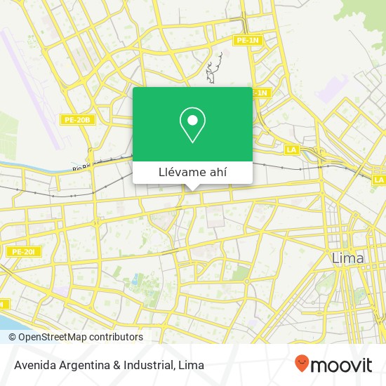 Mapa de Avenida Argentina & Industrial