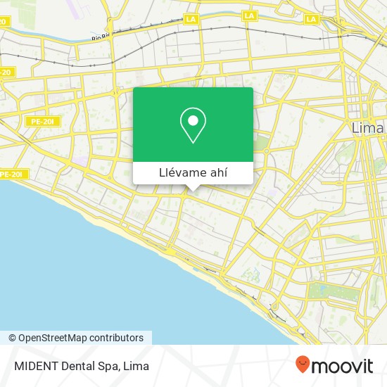 Mapa de MIDENT Dental Spa