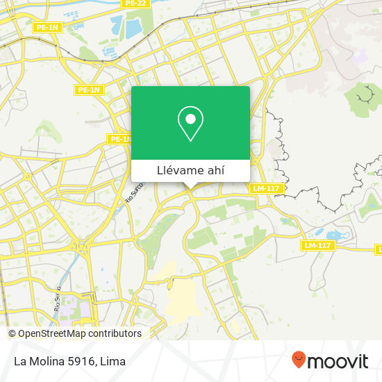 Mapa de La Molina 5916