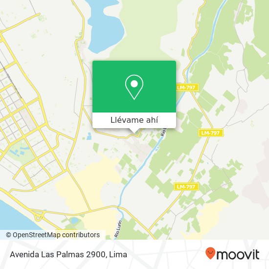Mapa de Avenida Las Palmas 2900