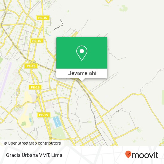 Mapa de Gracia Urbana VMT