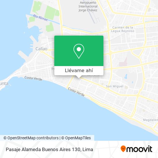 Mapa de Pasaje Alameda Buenos Aires 130