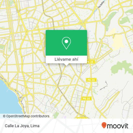Mapa de Calle La Joya
