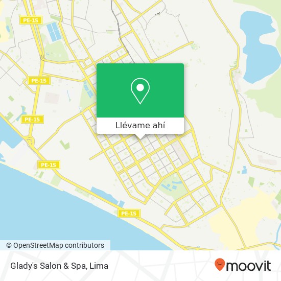 Mapa de Glady's Salon & Spa
