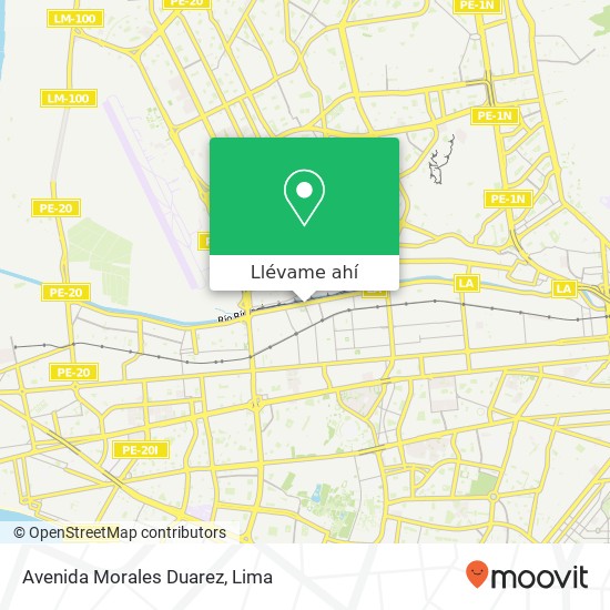 Mapa de Avenida Morales Duarez