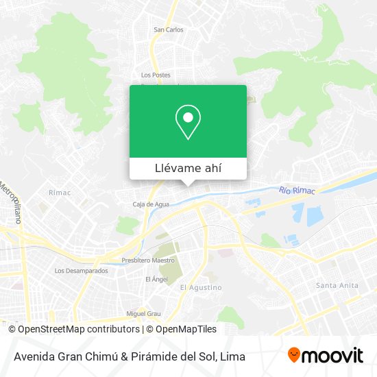 Mapa de Avenida Gran Chimú & Pirámide del Sol