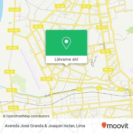 Mapa de Avenida José Granda & Joaquin Inclan