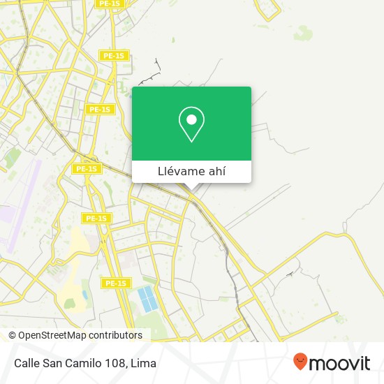 Mapa de Calle San Camilo 108