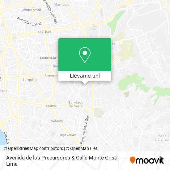 Mapa de Avenida de los Precursores & Calle Monte Cristi