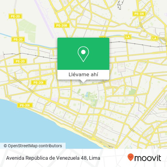 Mapa de Avenida República de Venezuela 48