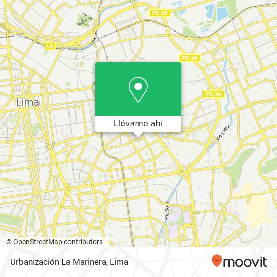 Mapa de Urbanización La Marinera