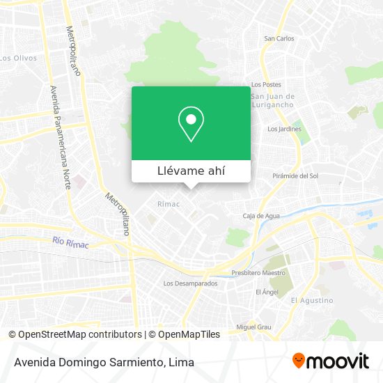 Mapa de Avenida Domingo Sarmiento