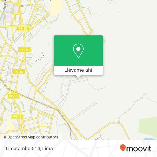 Mapa de Limatambo 514