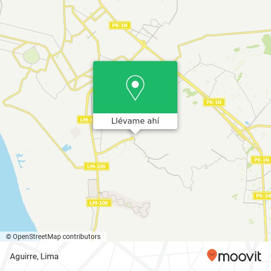 Mapa de Aguirre