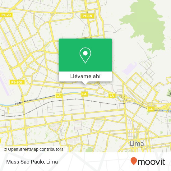 Mapa de Mass Sao Paulo