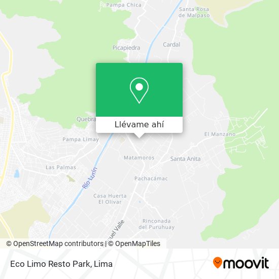 Mapa de Eco Limo Resto Park