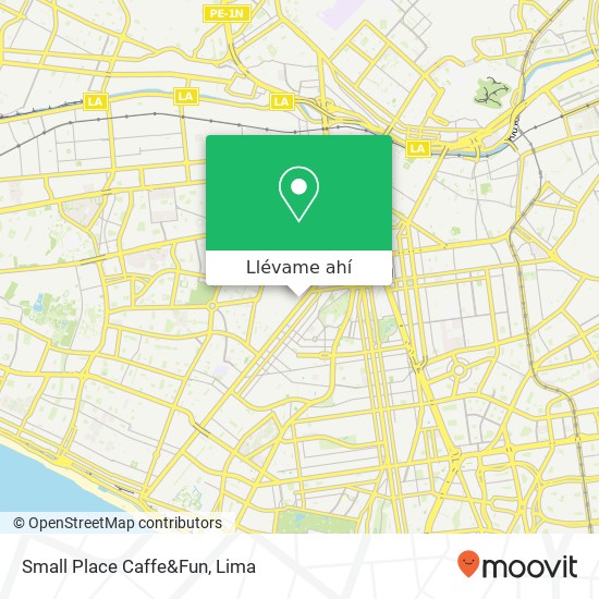Mapa de Small Place Caffe&Fun