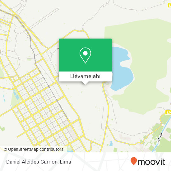 Mapa de Daniel Alcides Carrion