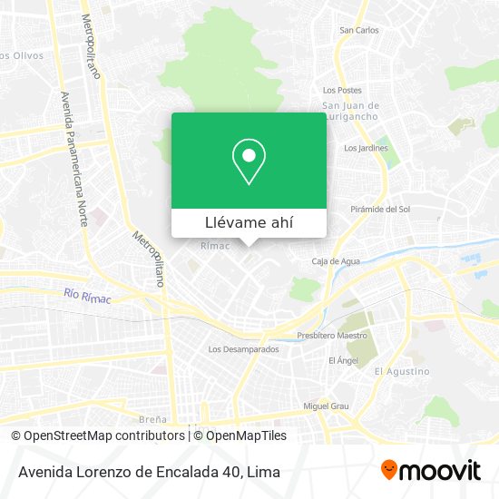 Mapa de Avenida Lorenzo de Encalada 40
