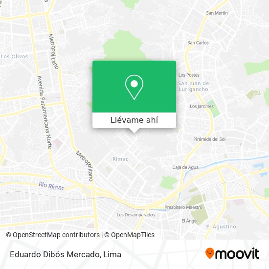 Mapa de Eduardo Dibós Mercado