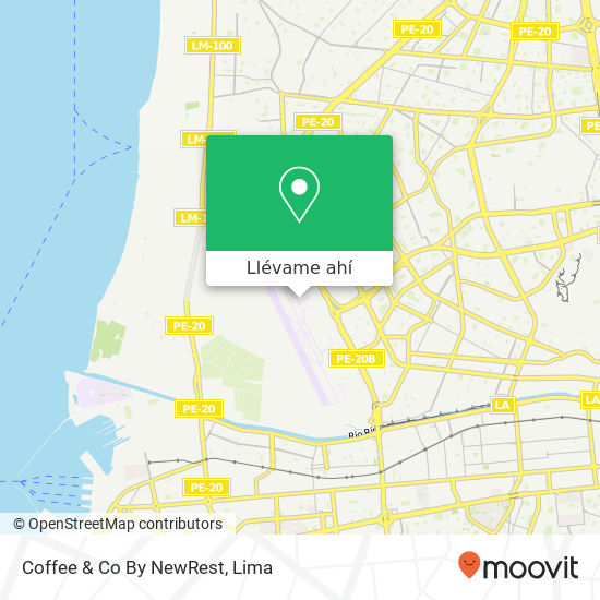 Mapa de Coffee & Co By NewRest