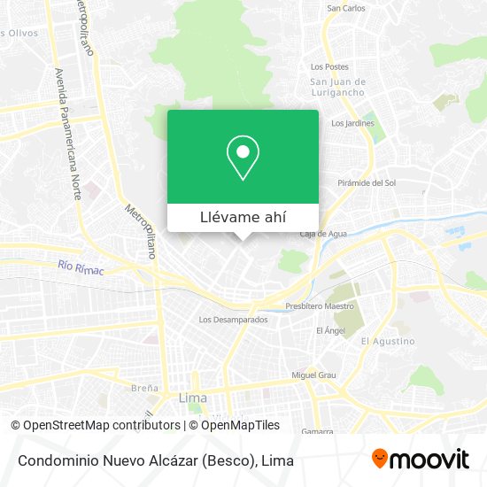 Mapa de Condominio Nuevo Alcázar (Besco)