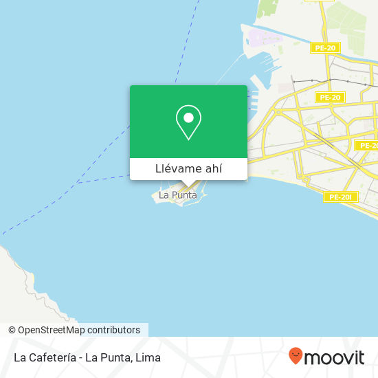 Mapa de La Cafetería - La Punta