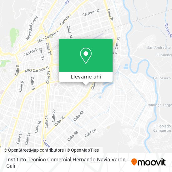 Mapa de Instituto Técnico Comercial Hernando Navia Varón