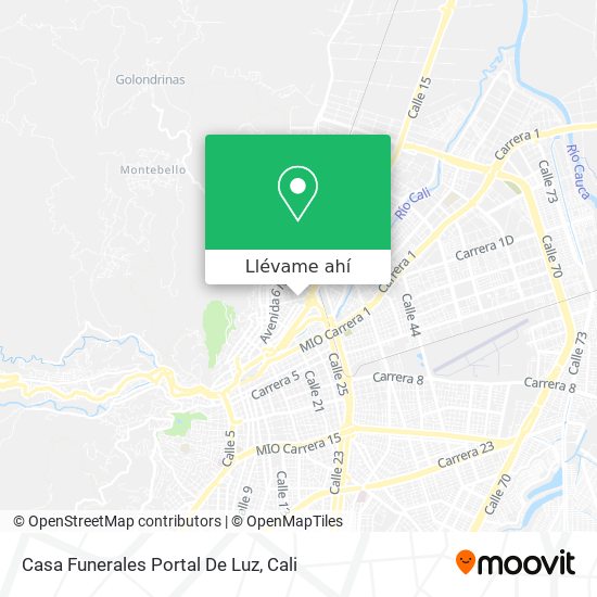 Mapa de Casa Funerales Portal De Luz