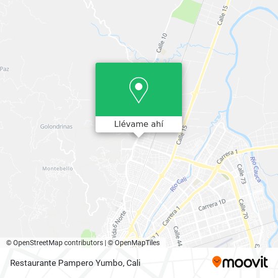 Mapa de Restaurante Pampero Yumbo