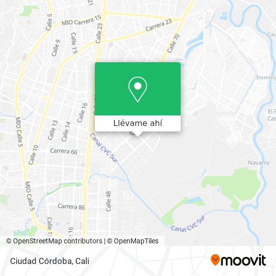 Mapa de Ciudad Córdoba