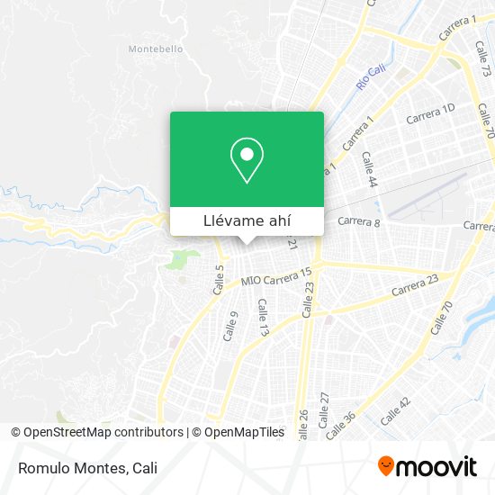 Mapa de Romulo Montes