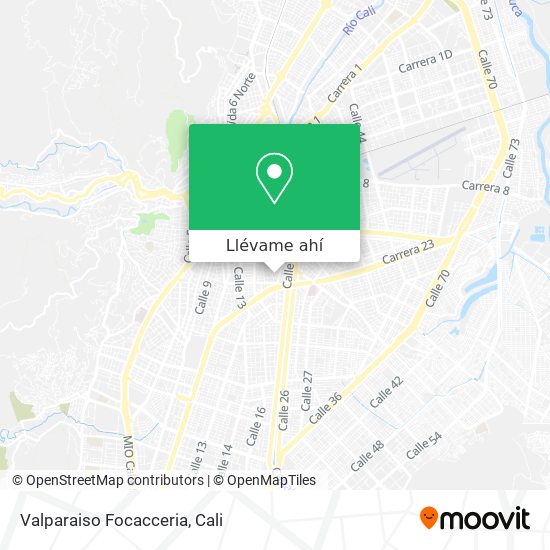 Mapa de Valparaiso Focacceria