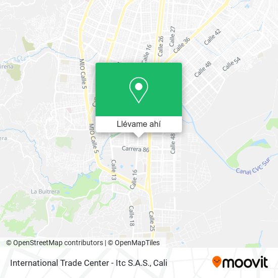 Mapa de International Trade Center - Itc S.A.S.