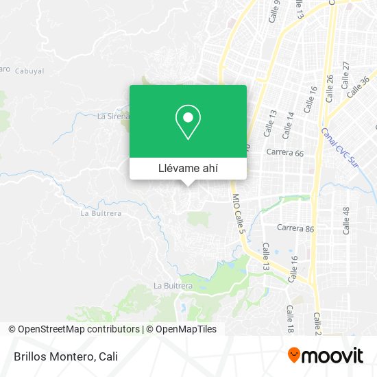 Mapa de Brillos Montero