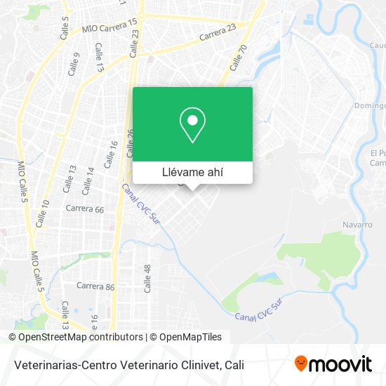 Mapa de Veterinarias-Centro Veterinario Clinivet