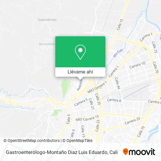 Mapa de Gastroenterólogo-Montaño Diaz Luis Eduardo