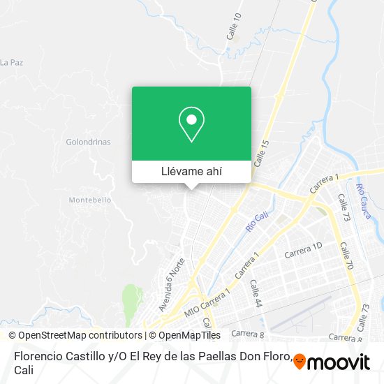 Mapa de Florencio Castillo y / O El Rey de las Paellas Don Floro