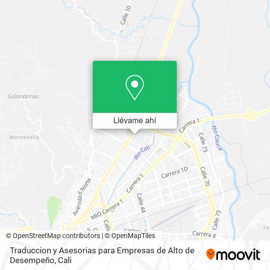 Mapa de Traduccion y Asesorias para Empresas de Alto de Desempeño