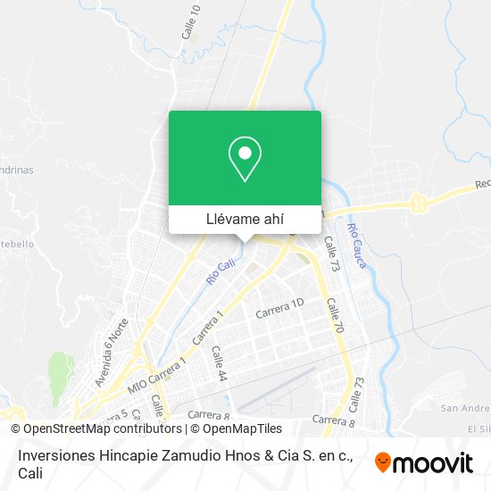 Mapa de Inversiones Hincapie Zamudio Hnos & Cia S. en c.