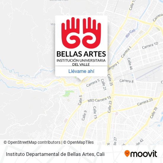 Mapa de Instituto Departamental de Bellas Artes