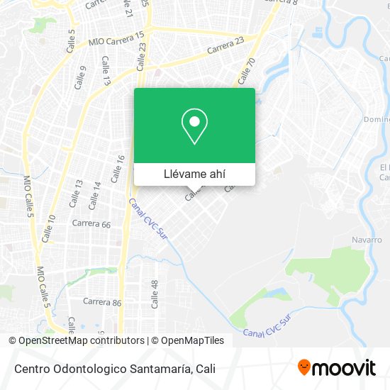 Mapa de Centro Odontologico Santamaría