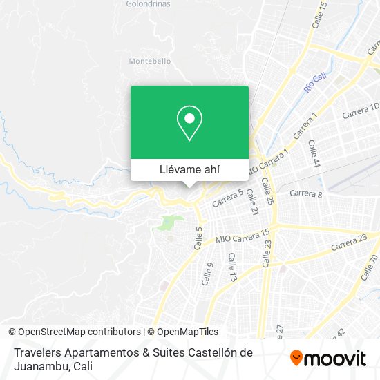 Mapa de Travelers Apartamentos & Suites Castellón de Juanambu