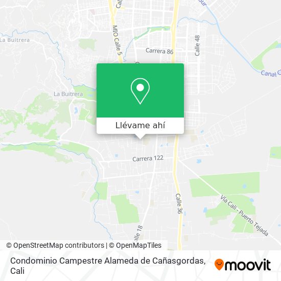 Mapa de Condominio Campestre Alameda de Cañasgordas