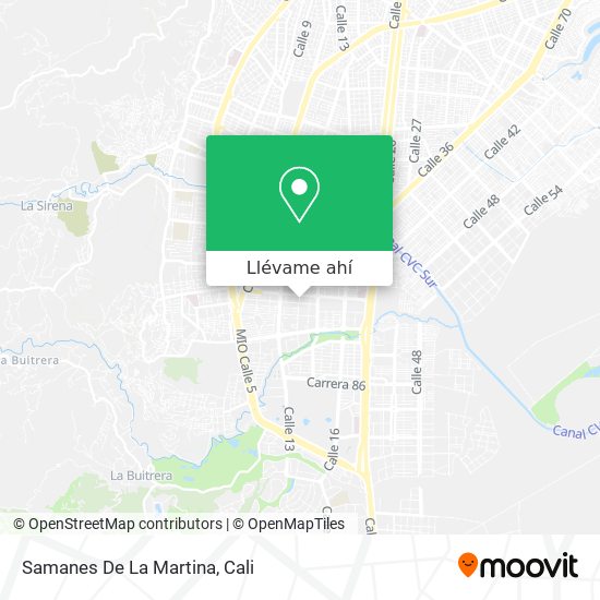 Mapa de Samanes De La Martina