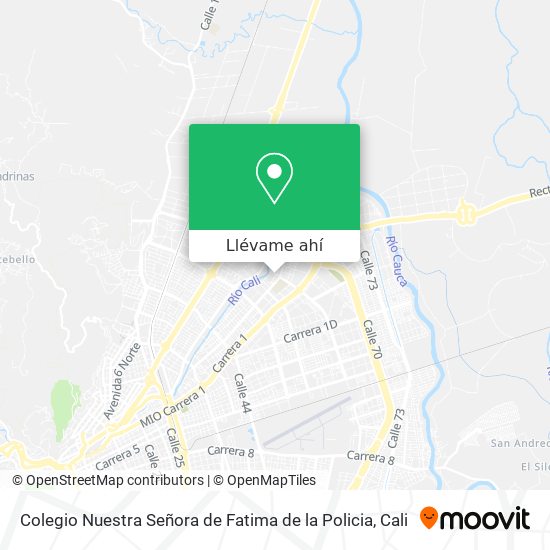 Mapa de Colegio Nuestra Señora de Fatima de la Policia