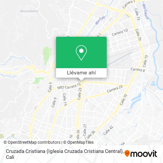 Cómo llegar a Cruzada Cristiana (Iglesia Cruzada Cristiana Central) en  Santiago De Cali en Autobús?
