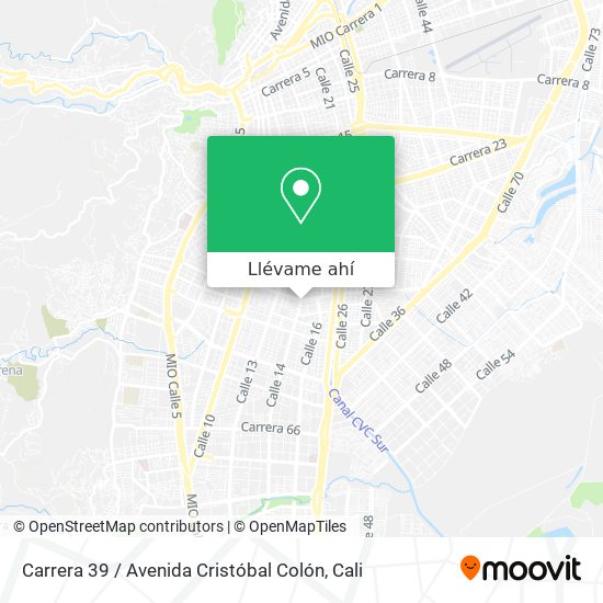 Mapa de Carrera 39 / Avenida Cristóbal Colón