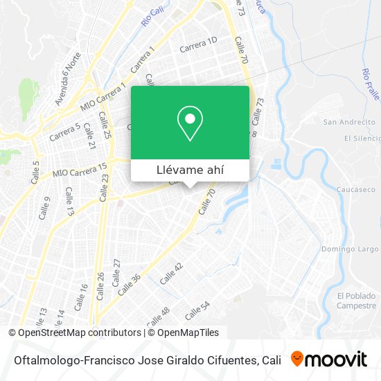 Mapa de Oftalmologo-Francisco Jose Giraldo Cifuentes